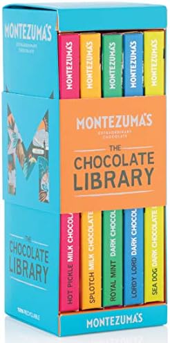 Montezuma's Bar Library, Chocolate Bars In Various Flavours, Gluten Free, 5 x 90g Bars (450g Total)
