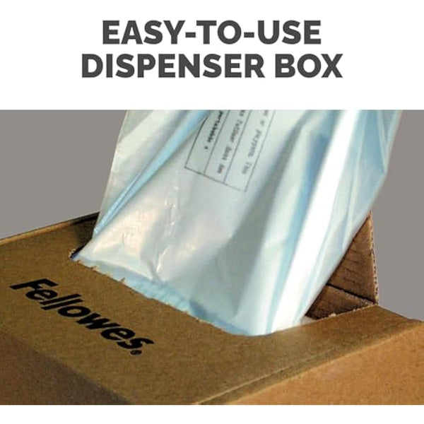 Fellowes Shredder Bags (94 litres Capacity - Pack of 50)