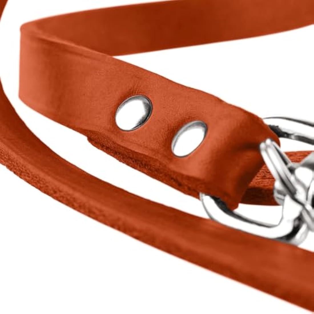 HUNTER Training leash, 20/200 Soft genuine cow leather, cognac