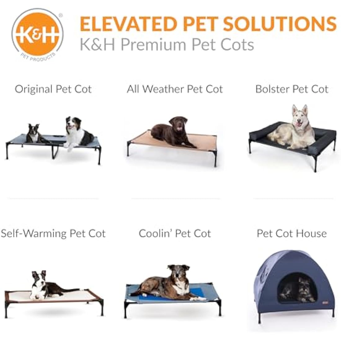 K&H Pet Products Dog Cot Pad (Cot Sold Separately), Pillow-Top Comfort Bed for K&H XL Elevated Dog Beds, Soft & Fluffy, Secure Fit Straps, Machine Washable, Portable - Extra-Large 50 X 32 Tan Fleece
