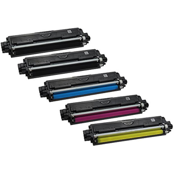 5 XXL Toner compatible for Brother TN-242 / TN-246 | for Brother HL-3142cw, DCP-9022cdw, MFC-9142cdn, MFC-9332cdw, MFC-9342cdw / cartridges black(2), cyan, magenta, yellow