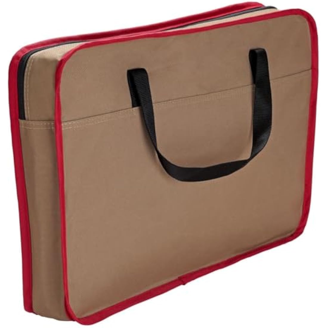 HUNTER Kansas Carry Bag, Beige/Red