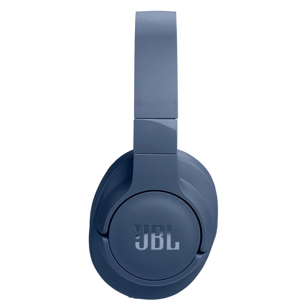 JBL Tune 770 NC Wireless Over-Ear Bluetooth Headphones with Adaptive Noise-Cancelling Technology and 70-Hour Battery Life, Blue
