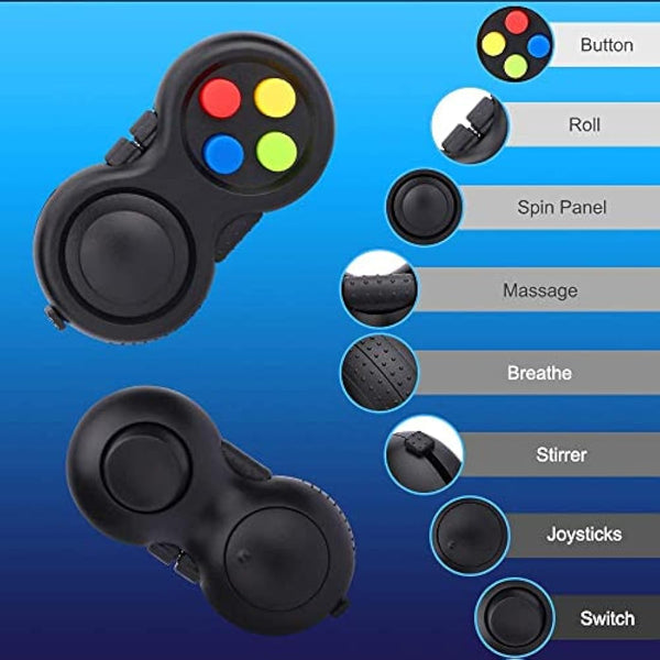 Fidget Toys Pack for Teen Kids Adults, Dragon Fidget Spinner Infinity Cube Block Hammer Hand Spinner Fidget Pad for Stress Anxiety Relief, Birthday Gift Party Favor Bag Filler