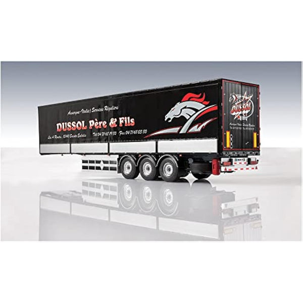ITALERI ITA3885 CARGO TRAILER Italy Model kit, Black Set, Small