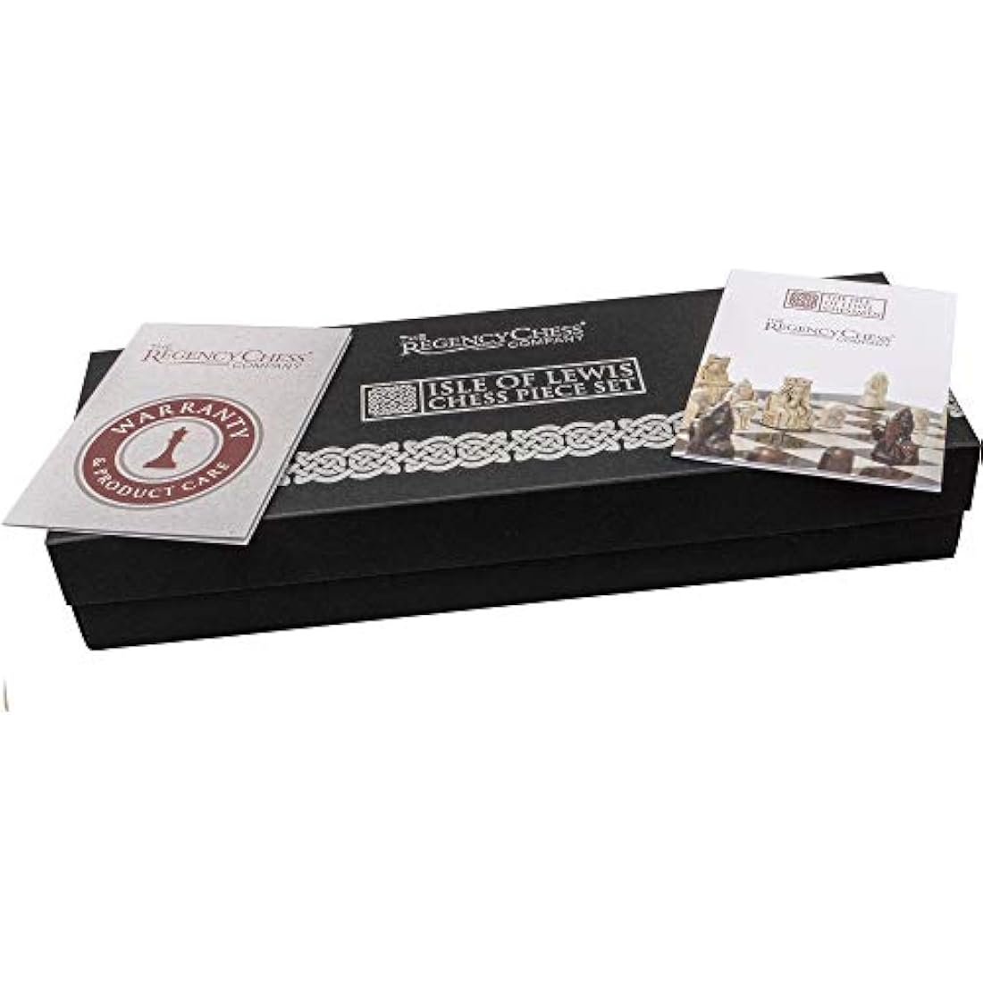 Isle of Lewis Replica Chess Pieces -Six Highly Detailed Stone-Resin replicas: KING, QUEEN, BISHOP, KNIGHT, WARDER & BERSERKER