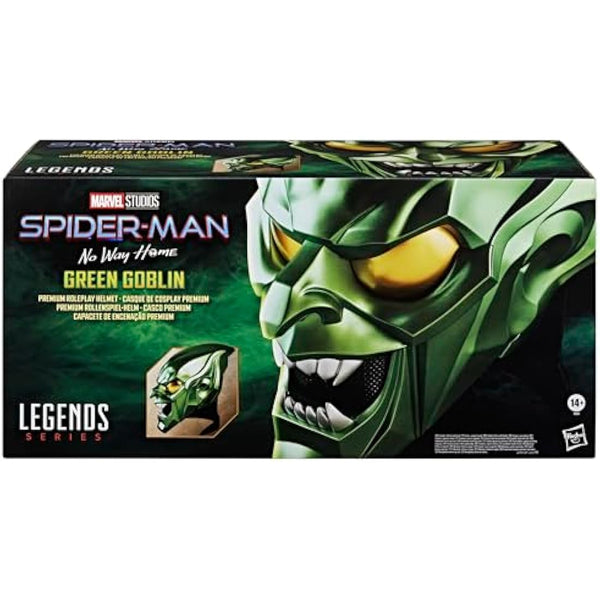 Marvel Legends Series Green Goblin Premium Roleplay Helmet, Spider-Man: No Way Home Adult Roleplay Gear