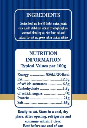 Hertford Fine Foods Canned Beef 12x340g