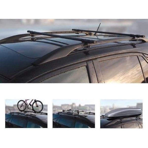 135cm Long Steel Roof Bars Lockable Anti Theft Car Roof Bar Rails For Nissan Qashqai 2008-2017