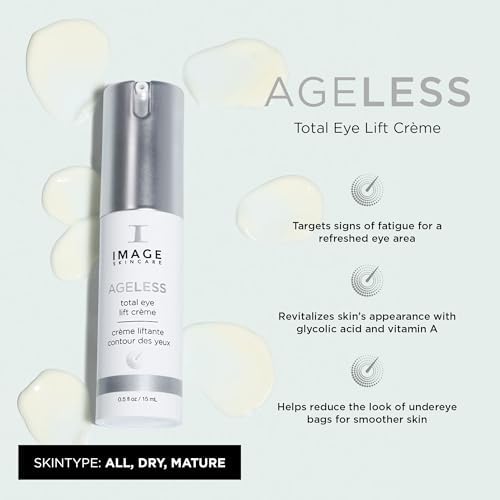 IMAGE Skincare, AGELESS Total Eye Lift Crème, Under Eye Circle, Bags and Wrinkle Rescue, 15 mL