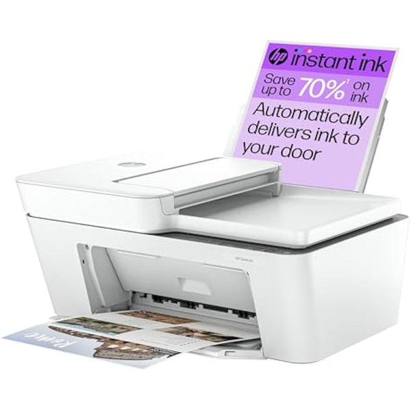 HP DeskJet 4220e All in One Printer | Perfect for Home | Colour | Wireless | Print, Scan & Copy, ADF | 3 Months of Instant Ink Included Easy Setup & Reliable Wi-Fi | Cement