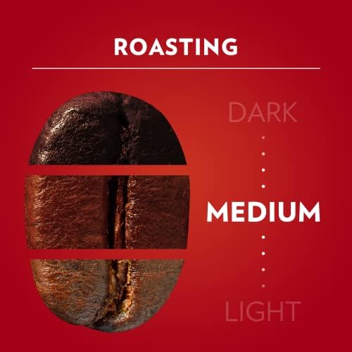 Lavazza, Qualità Rossa, Coffee Beans, Arabica and Robusta, Intensity 5/10, Medium Roasting, 1 Kg