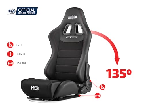 Next Level Racing ERS5 Elite Reclining Seat - PU Leather & Suede Edition (NLR-E055)