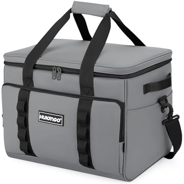 Hulongo Cool Bag 30L Insulated Cooler Bag Waterproof Picnic Thermal Bag For Camping, Travel, Grocery Shopping & Fishing
