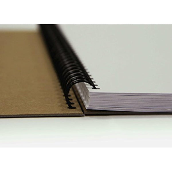 A2 Recycled Sketch Book, 40 Sheets (80 Sides) of 170gsm Recycled Cartridge Paper, (Pack of 4)