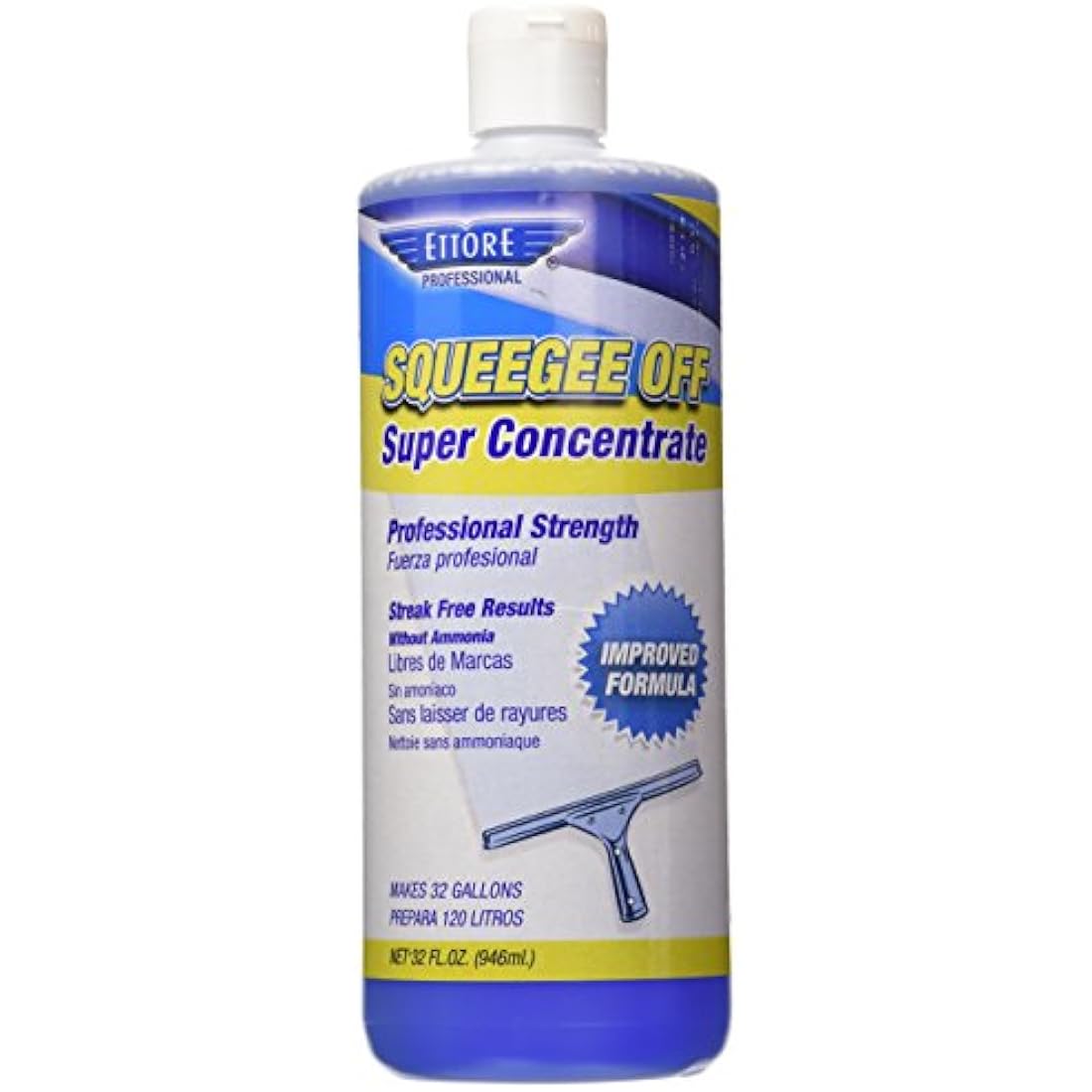 Ettore 30130 Squeegee Off Window Cleaning Soap, 32-Ounce