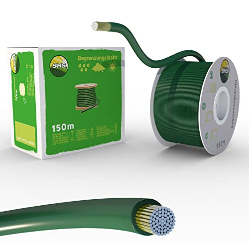 150 m Boundary Cable + 450 Ground Spikes + 10 Cable Connectors for Robotic Lawnmowers, Accessory Set, Boundary Wire for Search Cables, Compatible with