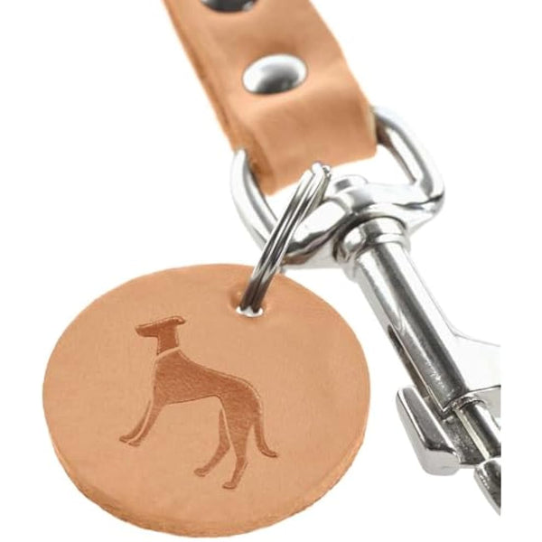 HUNTER Training leash, 20/200 Soft genuine cow leather, tan