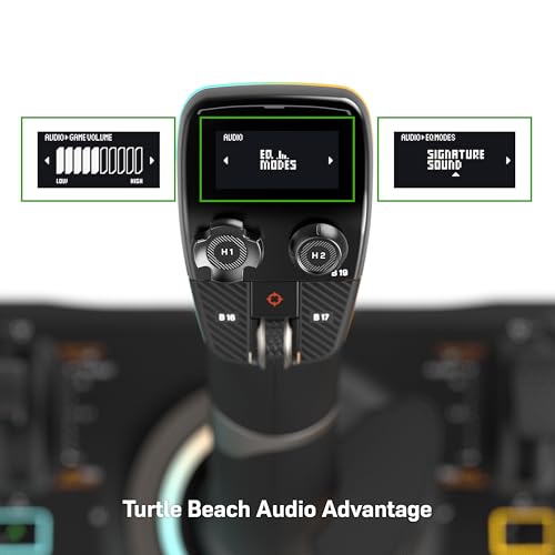 Turtle Beach VelocityOne Flightdeck - Universal HOTAS Simulation Joystick & Throttle with Touch Display, Stick Mounted HUD and Contactless Sensors for Air and Space Combat on Windows 10 & 11