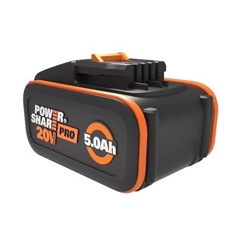 WORX WA3644 PowerShare Pro 20V 4.0Ah High-Capacity Battery with Battery Management System & Intelligent Power Control