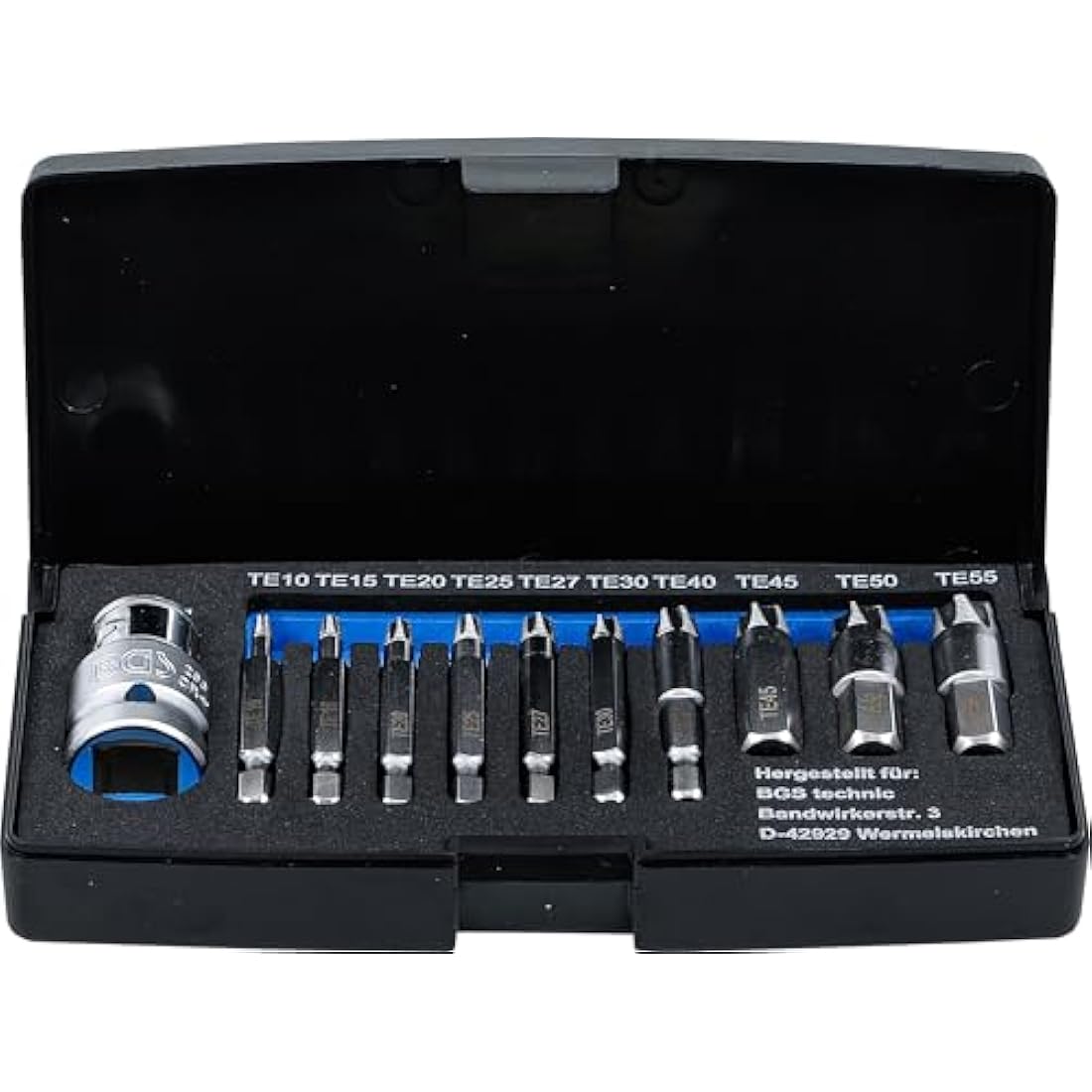 BGS 9170 | Screw Extractor Set | for damaged T-Star (for Torx) T10 - T55 | 11 pcs.