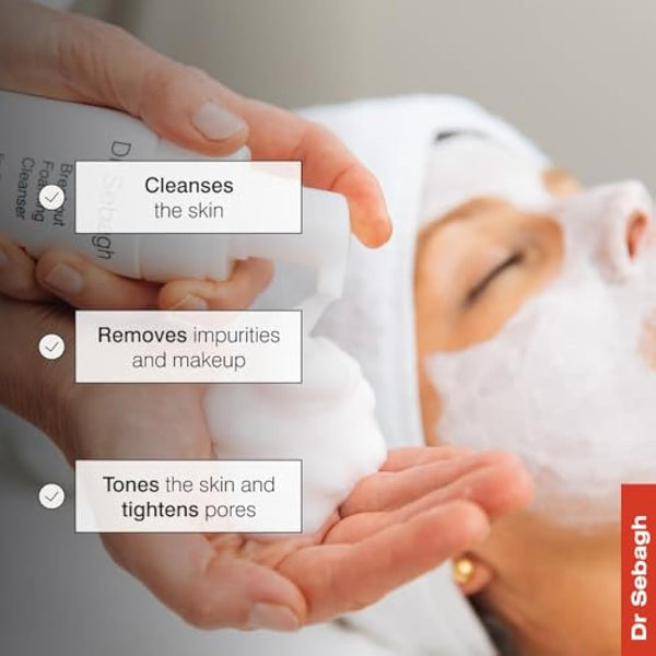 Dr Sebagh 2-in-1 Toner & Cleanser - (150 ml) | Award Winning Deep Cleansing & Toning Formula | Removes Dirt, Makeup & Impurities | Enhances Radiance, Tightens Pores & Soothes Skin | Maintains Moisture