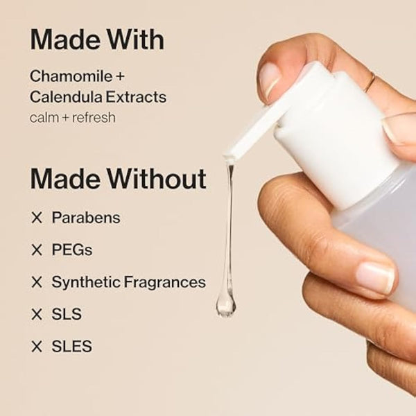 Honest Beauty Gentle Gel Cleanser with Chamomile & Calendula Extracts | Sulfate Free, Paraben Free | 5.0 fl. oz.