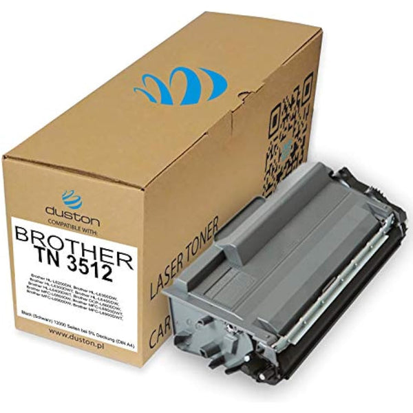duston TN3512, TN-3512 Black Toner Compatible with Brother DCP-L6600 HL-L6250 L6300 L6400 MFC-L6800 L6900