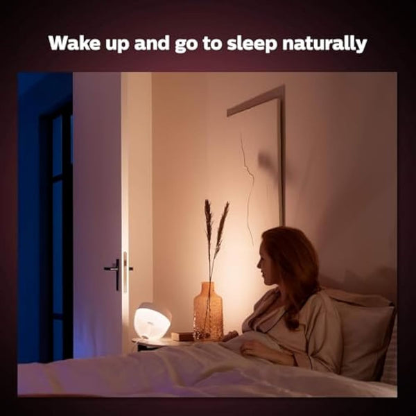 Philips Hue Iris White and Colour Ambiance Table Lamp Smart Lighting. [White] with Bluetooth. Works with Alexa, Google Assistant and Apple HomeKit, 1 Count (Pack of 1)