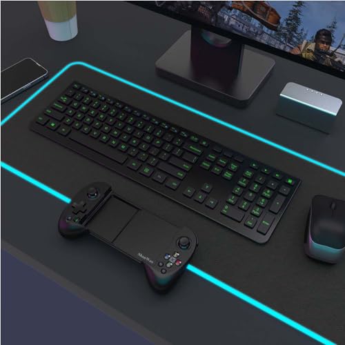 ShanWan Mobile Gaming Controller for Android/iOS, Phone controller for iPhone15, Bluetooth connection, PS Remote Gaming Xbox Cloud Steam Link GeForce NOW MFi Apple Arcade Gaming