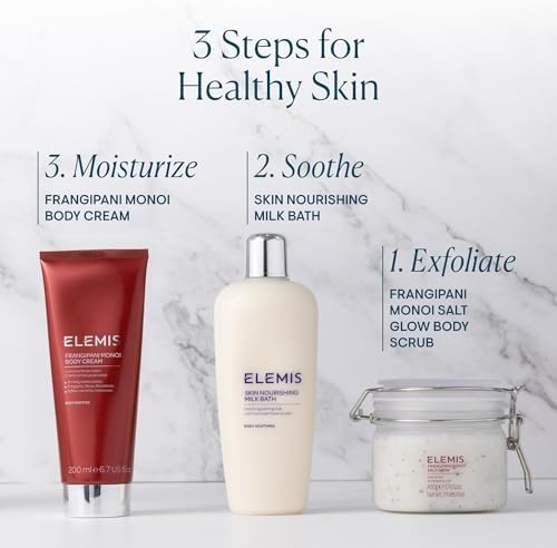 ELEMIS Skin Nourishing Bath Milk & Aching Muscle Super Soak – Hydrating, Soothing & Muscle-Relieving Body Care 400ml