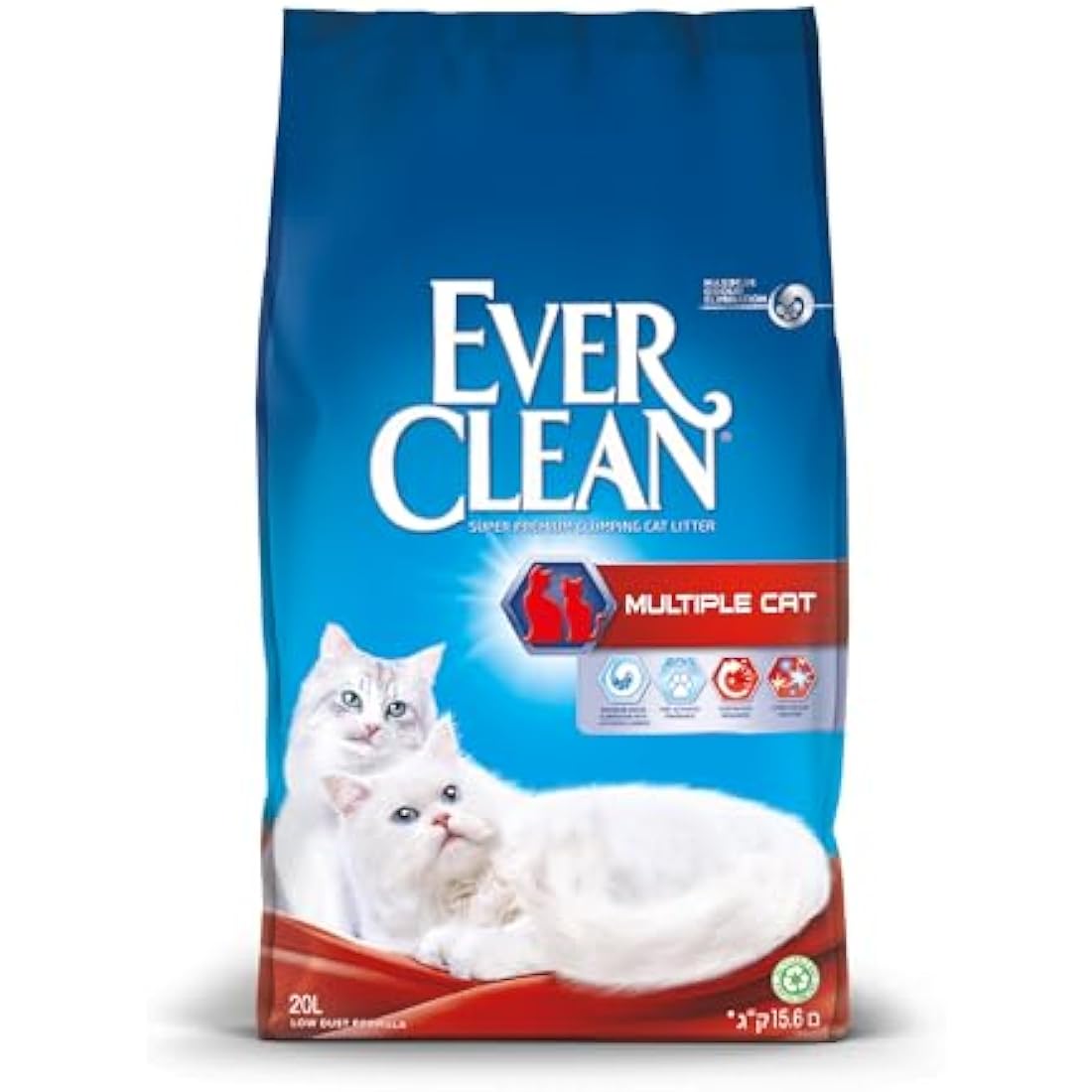 Ever Clean Multiple Cat Clumping Cat Litter 20L