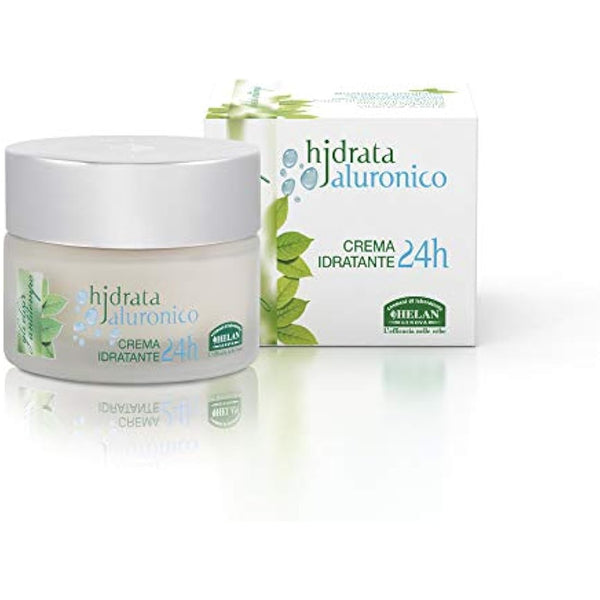 Helan, Hydrate Jaluronico, Anti-Wrinkle Cream for Women, Moisturising Face Serum for Dry Skin, Anti-Wrinkle Action with Hyaluronic Acid, Collagen and Elastin, 50ml - Made in Italy