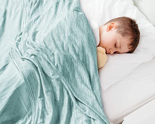Elegear Cooling Blanket for Night Sweats, Q-Max 0.5 Arc-Chill Summer Cool Fiber Throw for Bed Sofa Chair Travel Adult Kids Hot Sleeper, Comfort, Lightweight, Twin/Double, 150x200cm, Gray