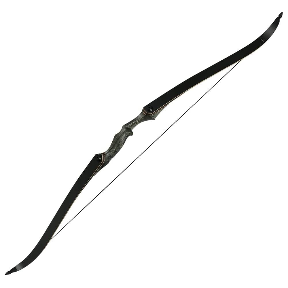 Huntingdoor 60 Inch Archery Takedown Recurve Bow RH Take down Traditional Longbow Handmade Wooden Hunting Bow for Right Hand Target Shooting Practice
