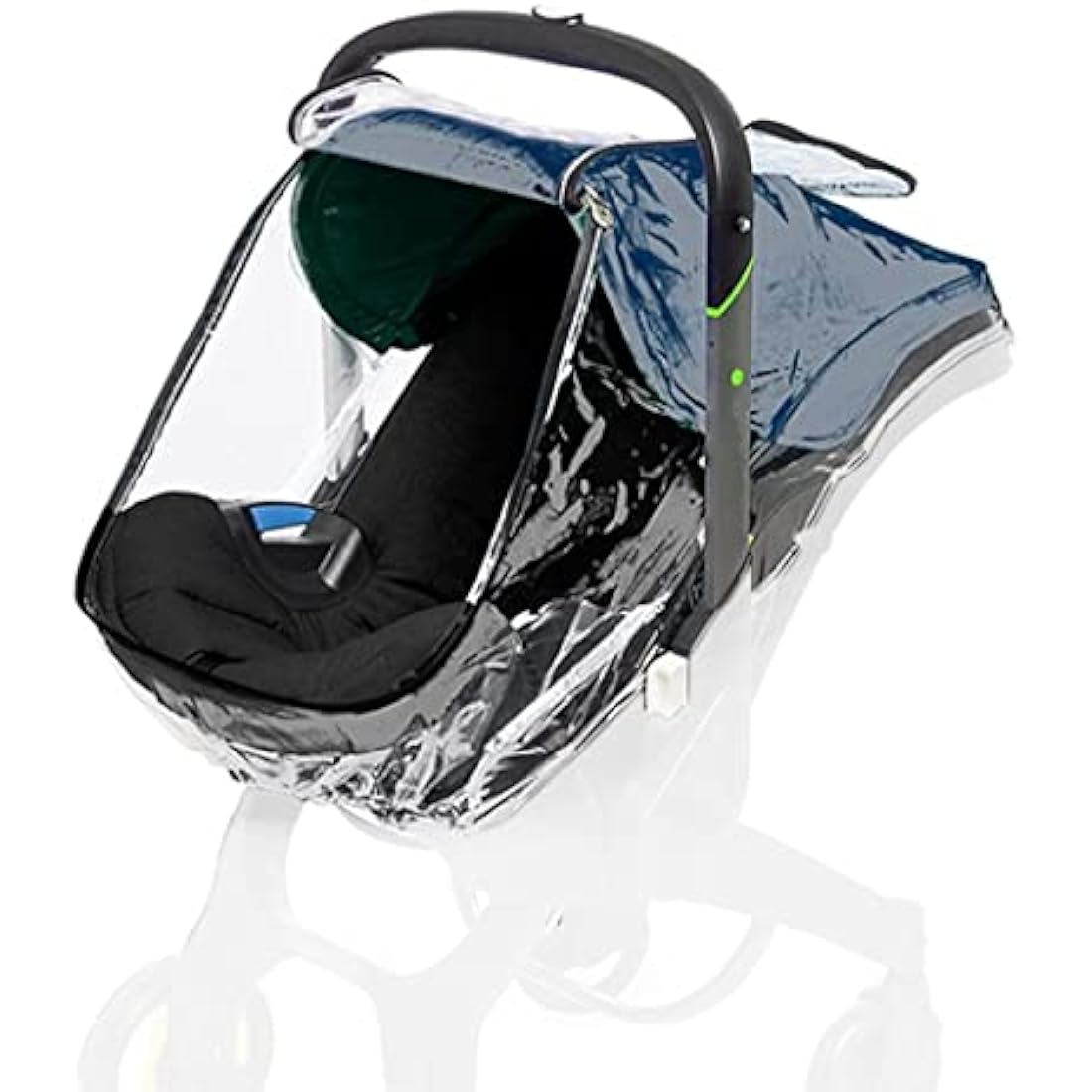 Cysocool Baby Car Seat Stroller Rain Cover Compatible with Doona Stroller Car seat, Waterproof Stroller Weather Shield with Easy Access Zipper, Baby Carrier Cover Rain Shield Car Seat Accessory
