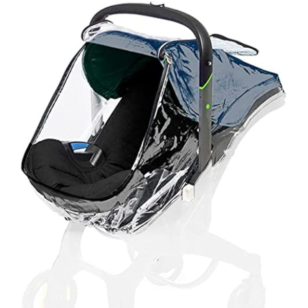 Cysocool Baby Car Seat Stroller Rain Cover Compatible with Doona Stroller Car seat, Waterproof Stroller Weather Shield with Easy Access Zipper, Baby Carrier Cover Rain Shield Car Seat Accessory