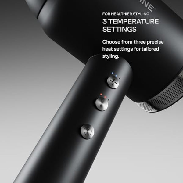 CLOUD NINE The Airshot Pro Hair Dryer | Powerful Salon Self Clean Mode Long Lasting Temperature Control | Eco Precision Motor Magnetic Diffuser | 1600W Lightweight & Portable