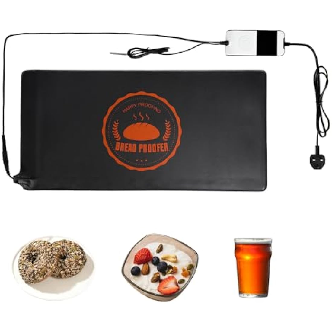 Bourske Bread Proofer Warming Mat, Adjustable Temperature Dough Starter Mat, Sourdough Dough Proofer for for Making Bread