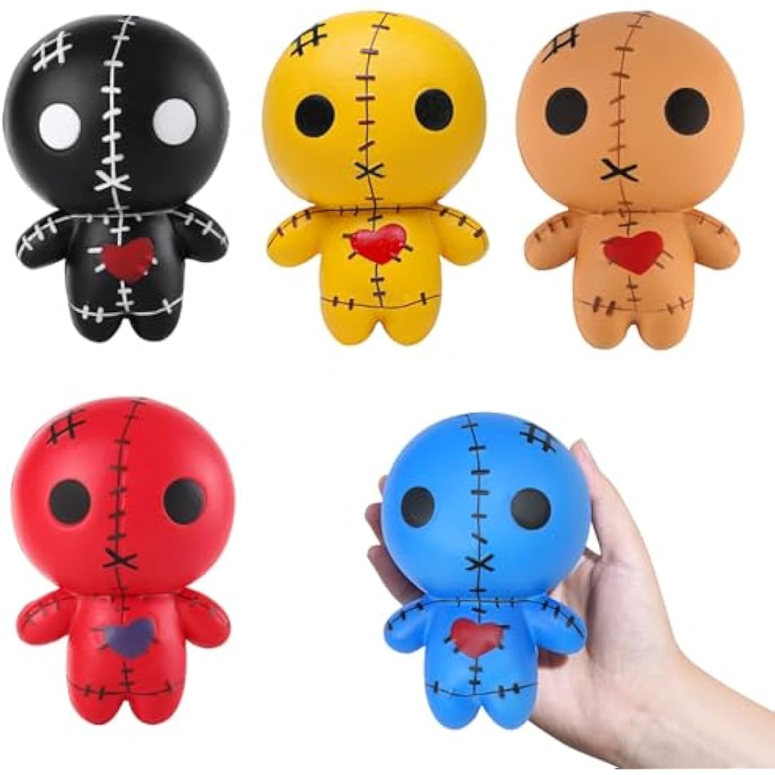 Anboor Squishies Ghost Doll Halloween Squishy Slow Rising Squeeze Toys Stress Relief Kawaii Soft Squishies Sensory Toys Gift Collection