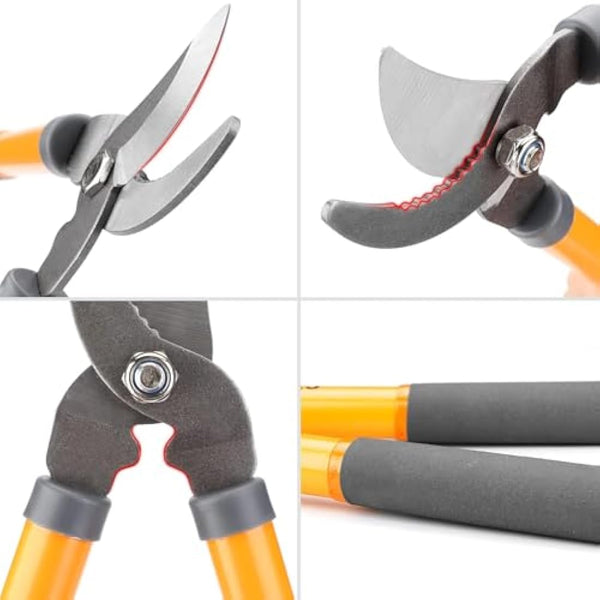 AIRAJ 40cm Tree Loppers,Loppers for Gardening with 3.5cm Cutting Capacity,Bypass Garden Lopper,Garden Shears Tool,Chops Branches Ease,More Power Branch Lopper