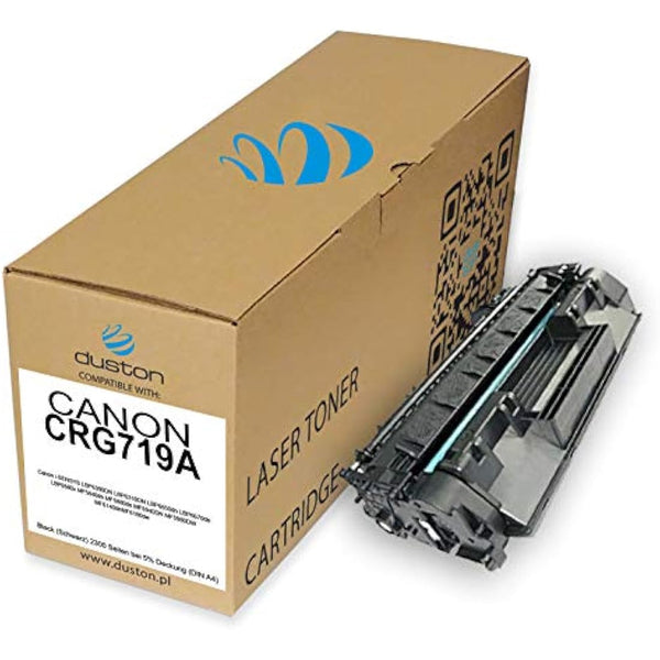 duston 2x CRG719A, 3479B002 black toner compatible with Canon LBP251dw 252dw 253x 6300dn 6310dn 6650dn 6670dn 6680x 411dw 416dw 418x 419x 5840dn 5880dn 5940dn 6140dn 6140dn 6140dn 6140dn 6140dn