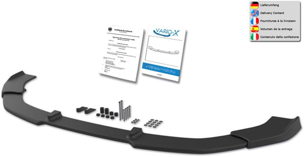 RDX Racedesign Front spoiler Vario-X compatible with Kia Optima (JF) 2015-2018 (PU)