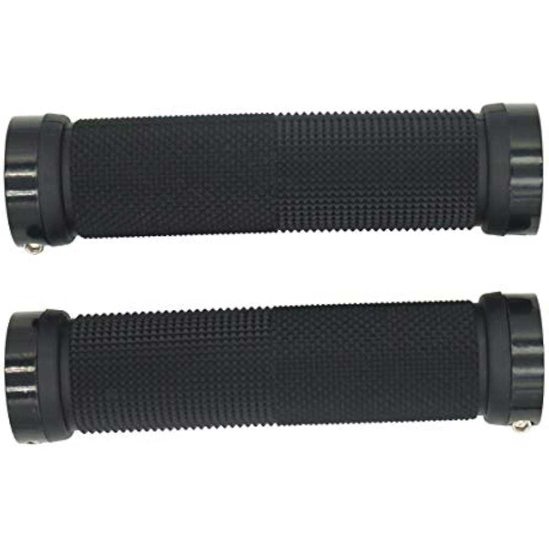 PLATT Bike Handlebar Grips with Aluminum Lock Non-Slip Rubber Bicycle Handle Grip for MTB/BMX