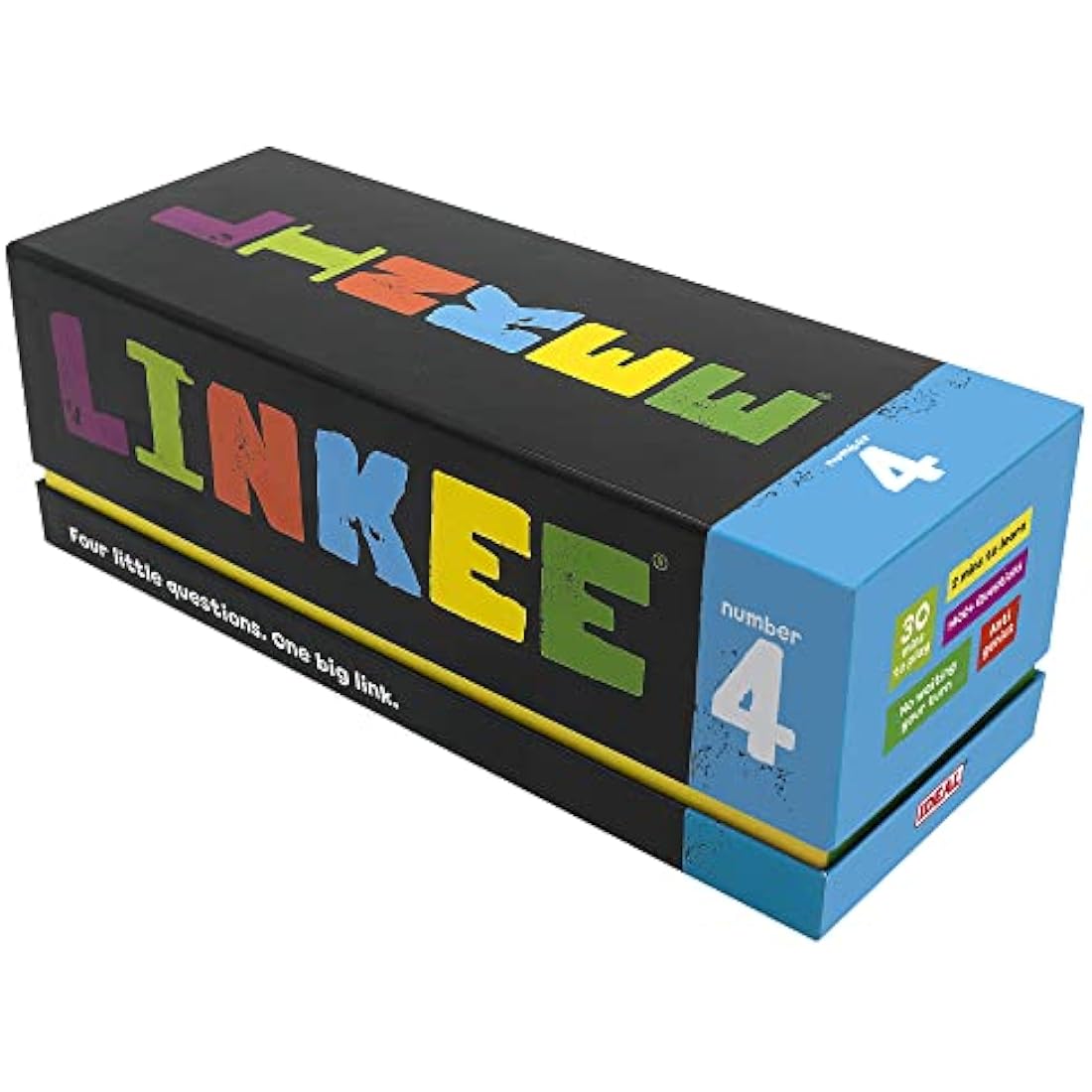 Ideal Linkee trivia game Four Little Questions, with One Big Link Family Games For 2-30 Players, Nylon/a, Ages 12+