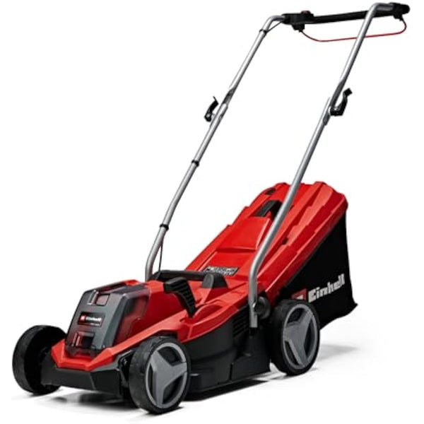 Einhell Power X-Change 18/33 Cordless Lawnmower - 18V, Brushless Motor, 33cm Cutting Width, 30L Grass Box, 5 Cutting Heights - GE-CM 18/33 Li Solo Battery Lawn Mower (Battery Not Included)