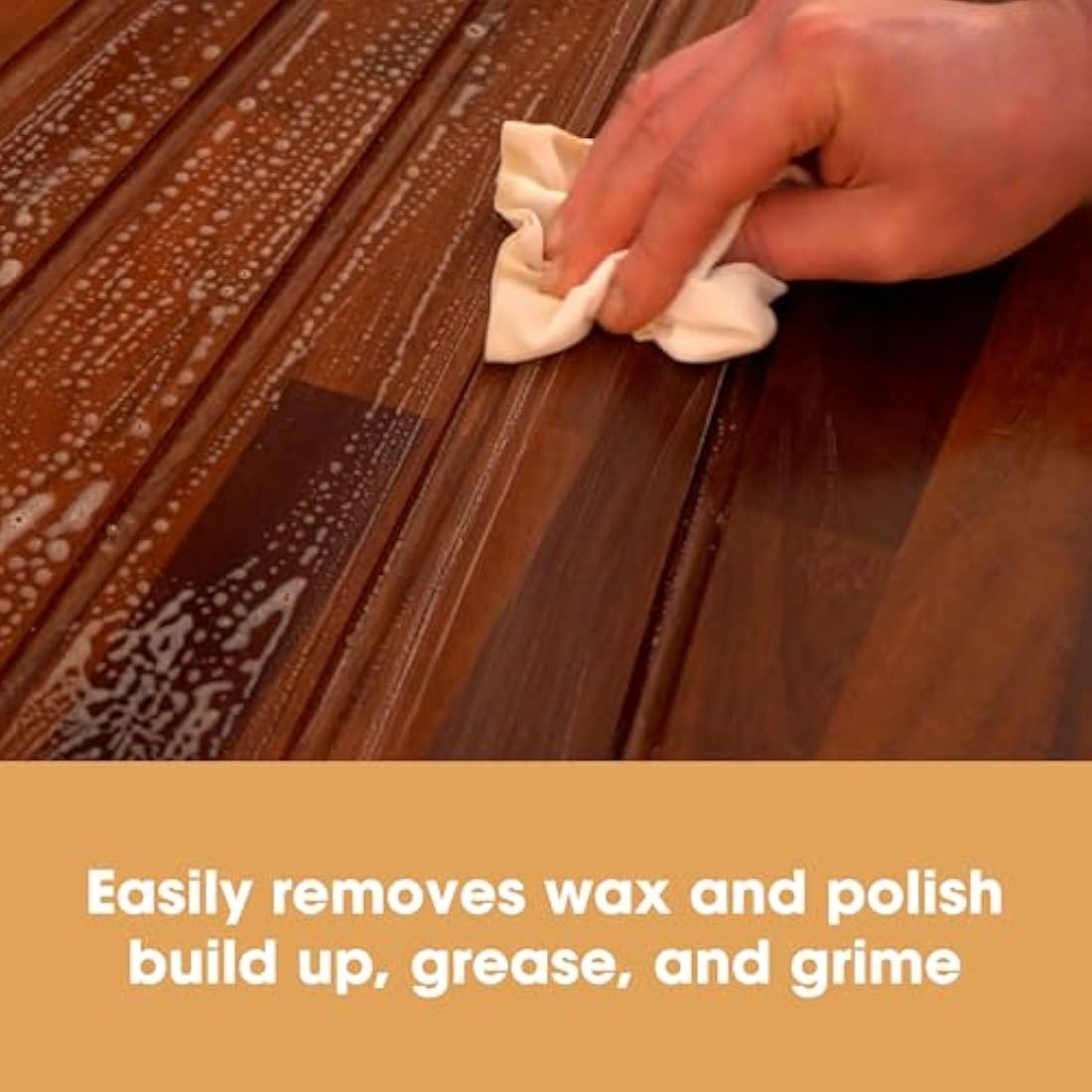 Furniture Clinic Wood Cleaner (250ml) | Restore & Clean Wooden Floors, Furniture, Blinds, Doors, Decking and Many other Wood Surfaces - Easily Remove Wax & Polish Build up, Grease and Grime