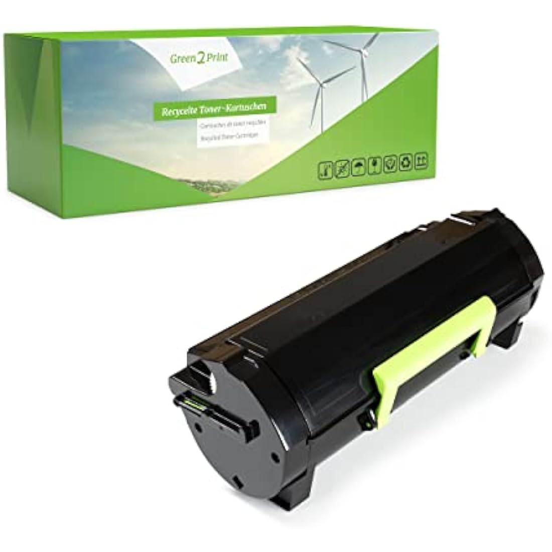 Green2Print Toner black 5000 pages replaces Lexmark 50F0HA0, 502HA, 50F2H00, 502H, 50F2H0E, 502HE Toner cartridge for Lexmark MS310D, MS310DN, MS410D, MS410DN, MS510DN, MS610DN, MS610DE, MS610DTE