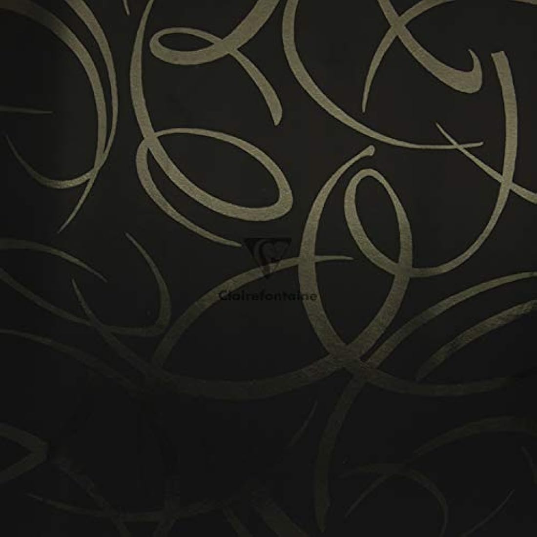 Clairefontaine 212857AMZC - A box of 10 rolls of gift wrap - Premium 80g paper - Dimensions: 2x0.70m - Pattern: Geometric, Black And Gold - Gift wrapping