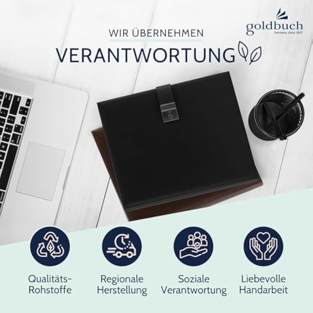 Goldbuch 53523 Bologna Document Folder Black